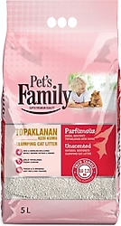 Pets Family 5 lt İnce Taneli Bentonit Kedi Kumu