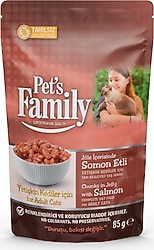 Pets Family Jöleli Yetişkin Yaş Kedi Maması 85 gr