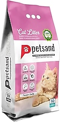 Petsand Bebek Pudrası Kokulu 10 lt Bentonit Kedi Kumu