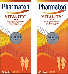 Pharmaton Vitality 60 Tablet 2'li