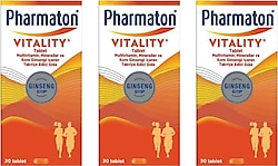 Pharmaton Vitality 30 Tablet 3'lü