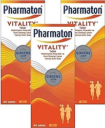 Pharmaton Vitality 60 Tablet 3'lü