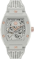 Philipp Plein The Skeleton Ecoceramic PWVBA0123 Beyaz Erkek Kol Saati