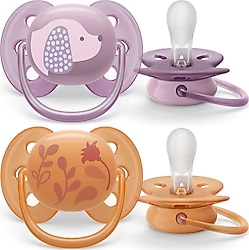 Philips Avent SCF091/18 Ultra Soft 6-18 Ay 2'li Kız Emzik