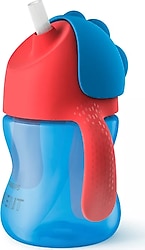 Philips Avent SCF796/01 Desenli Pipetli Bardak 200 ml Mavi