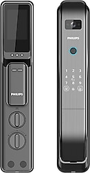 Philips DDL303-VP-5HWS Bas-Çek Kilitlemeli Parmak İzli Akıllı Kapı Kilidi