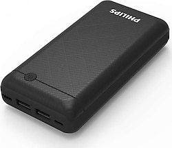 Philips DLP1720CB Siyah 20000 mAh Hızlı Şarj Powerbank