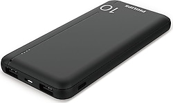 Philips DLP1812PB LED Göstergeli 10000 mAh Siyah Hızlı Şarj Powerbank