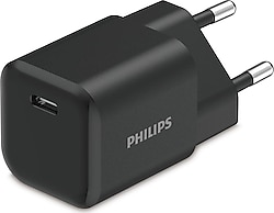 Philips DLP4333CB 30 W Type-C Hızlı Siyah Şarj Adaptörü
