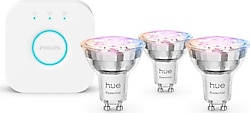 Philips Hue Essential 345 4.7 W-50 W GU10 3'lü Spot Akıllı LED Ampul + Bridge Başlangıç Seti