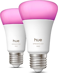 Philips Hue 1100 Renkli Ambiyans 11 W-75 W E27 2'li Akıllı LED Ampul