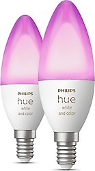 Philips Hue 470 Renkli Ambiyans 40 W E14 2'li Akıllı LED Ampul