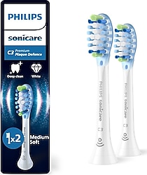 Philips HX9042/87 Sonicare Premium Plak Defans 2'li Diş Fırçası Başlığı