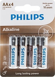 Philips LR6A4B/10 Alkalin AA 4'lü Kalem Pil