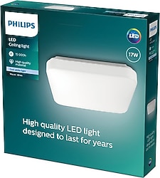 Philips Mauve 17 W Kare Plafonyer