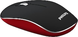 Philips SPK7323HS-93 Siyah-Kırmızı Sessiz Optik Kablosuz Mouse