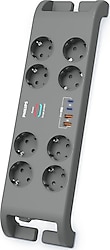Philips SPN8180GA 2400 Joule Type-C USB'li 2 m 8'li Akım Korumalı Priz