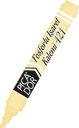 Picador 421 Doldurulabilir Pastel Sarı Fosforlu Kalem