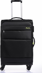 Pierre Cardin 04PC4200-02 Kumaş Siyah Orta Boy Valiz