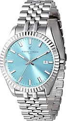 Pierre Cardin COP.0006 Gümüş-Turkuaz Erkek Kol Saati