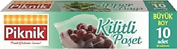 Piknik Büyük Boy Kilitli Poşet 10'lu