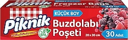 Piknik Küçük Boy Buzdolabı Poşeti 30'lu