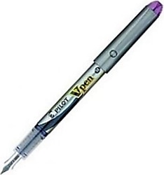 Pilot V-Pen Silver Mor Dolma Kalem