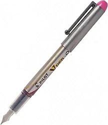 Pilot V-Pen Silver Pembe Dolma Kalem