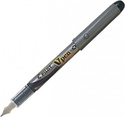 Pilot V-Pen Silver Siyah Dolma Kalem