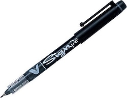 Pilot V-Signpen 2.0 mm Siyah İmza Kalemi
