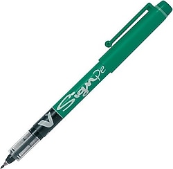 Pilot V-Signpen 2.0 mm Yeşil İmza Kalemi