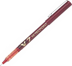 Pilot V7 Hi-Tecpoint 0.7 mm Kırmızı Roller Kalem