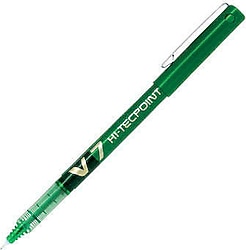 Pilot V7 Hi-Tecpoint 0.7 mm Yeşil Roller Kalem
