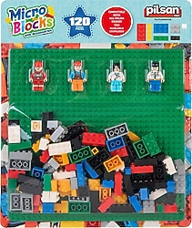 Pilsan 03-625 Aksesuarlı Micro Bloklar 120 Parça