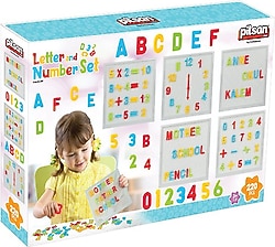 Pilsan 03-297 Harf ve Rakam Seti