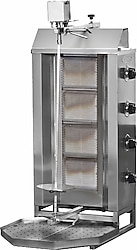 Pimak DO7/M77-1(4P) 4 Radyanlı Üstten Motorlu Gazlı Döner Makinesi