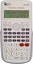 Pin 112B Beyaz Fonksiyonel Bilimsel Hesap Makinesi