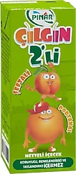 Pınar Çılgın İkili Şeftali & Portakal Meyve Suyu 200 ml