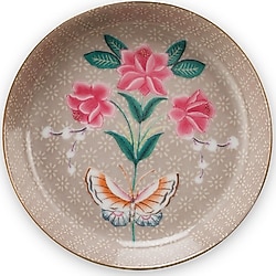 Pip Studio Blushing Birds Haki Çay Tabağı