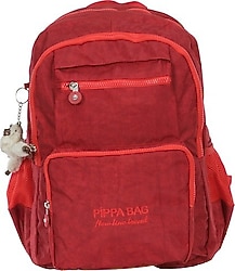 Pippa Ilus CNT8035-07 Bordo 4 Bölmeli Okul Sırt Çantası