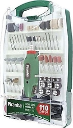 Piranha 110 Parça Mini Taşlama Gravür Seti