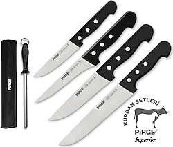 Pirge Superior 35187 Çantalı 5 Parça Kurban Bıçak Seti