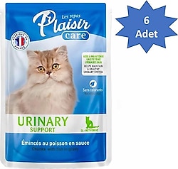 Plaisir Care Urinary Support 85 gr 6'lı Yetişkin Kedi Yaş Maması