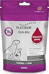Platinum Click-Bits Tavuklu ve Kuzu Etli 150 gr Köpek Ödül Maması