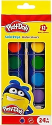 Play-Doh PLAY-SU002 12'li Küçük Boy Sulu Boya