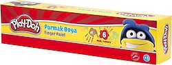 Play-Doh 6 Renk 30 ml Birleşik Parmak Boyası