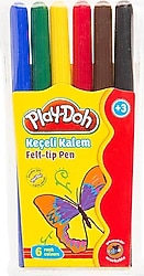 Play-Doh PLAY-KE004 2 mm 6'lı Keçeli Kalem Seti