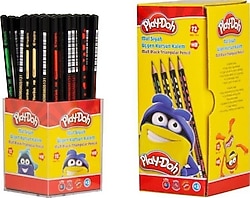 Play-Doh 72'li Mat Siyah Üçgen Kurşun Kalem