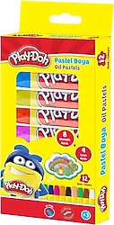 Play-Doh PLAY-PA012 8 Metalik + 4 Neon 12'li Pastel Boya