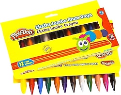 Play-Doh PLAY-CR011 Extra Jumbo 12'li Mum Boya